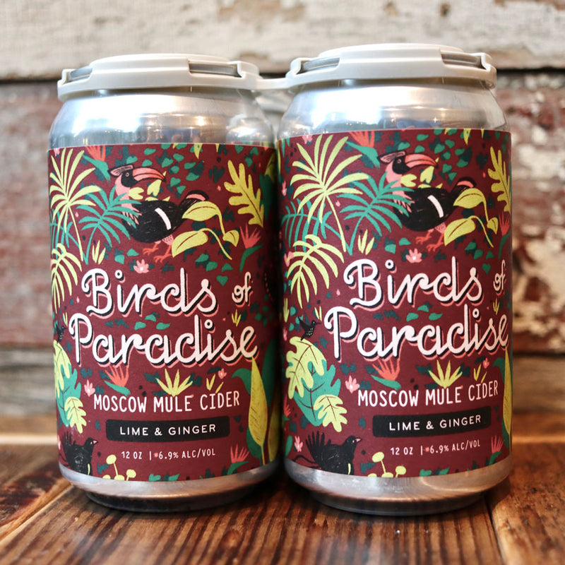Graft Cider Farm Birds of Paradise Ginger & Lime Moscow Mule Cider 12 FL. OZ. 4PK Cans