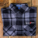 Unisex Black/Gray Flannel
