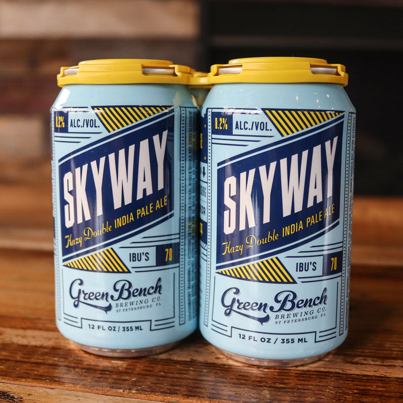 Green Bench Skyway Hazy DIPA 12 FL. OZ. 4PK Cans