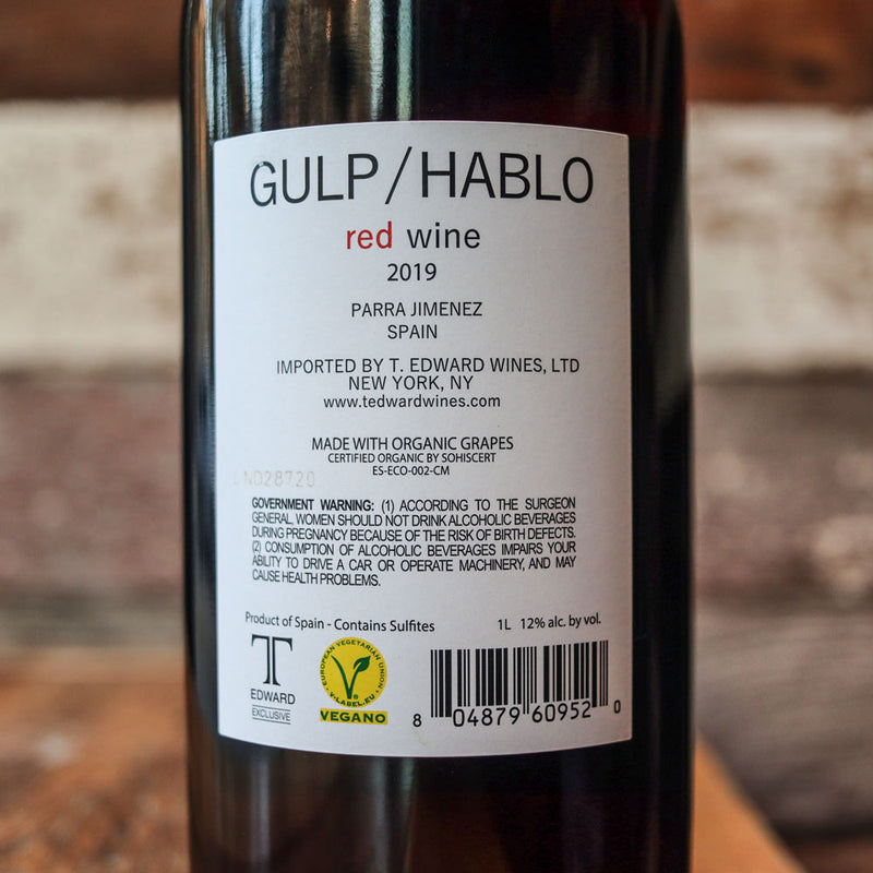 Gulp Hablo Espanol Red Blend Spain 1Liter