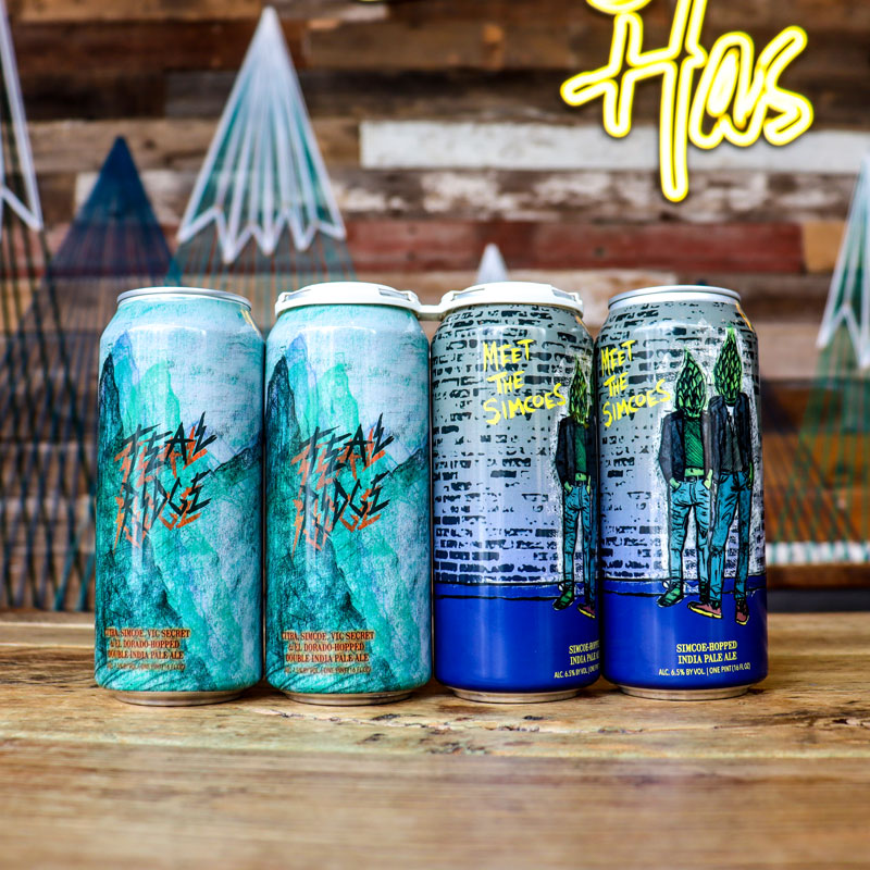 Hop Butcher Variety Pack Simcoes and Teal Ridge 16 FL. OZ. 4PK Cans