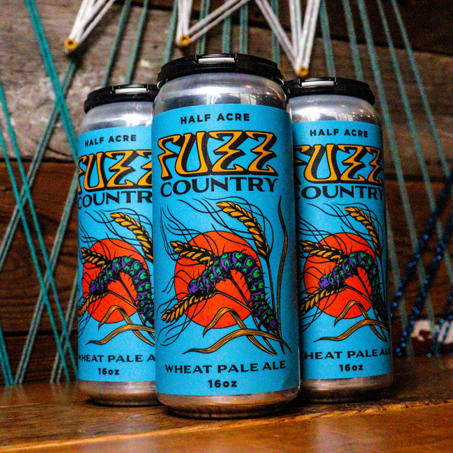 Half Acre Fuzz Country Wheat Pale Ale 16 FL. OZ. 4PK Cans