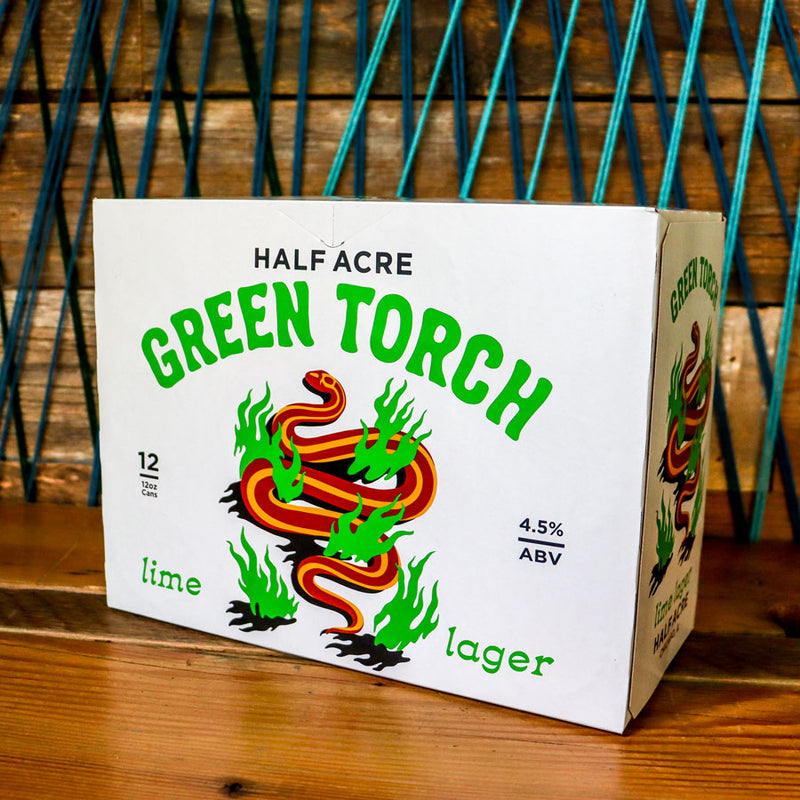 Half Acre Green Torch Lime Lager 12 FL. OZ. 12PK Cans