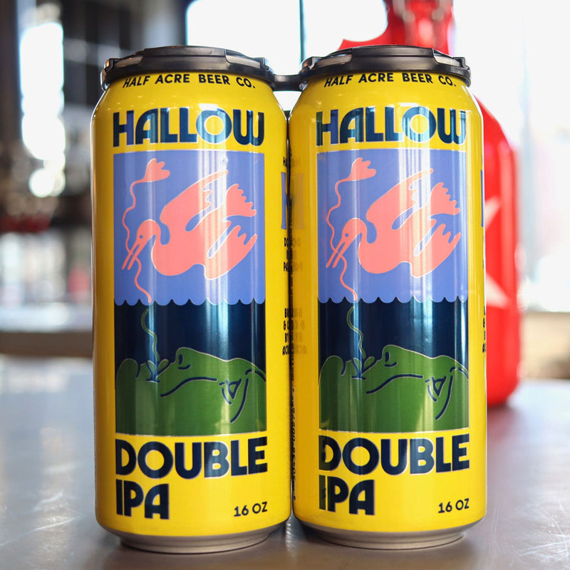 Half Acre Hallow DIPA 16 FL. OZ. 4PK Cans