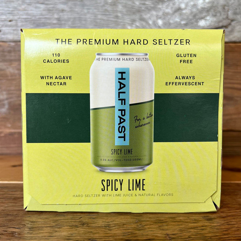 Half Past Spicy Lime Hard Seltzer 12 FL. OZ. 6PK Cans