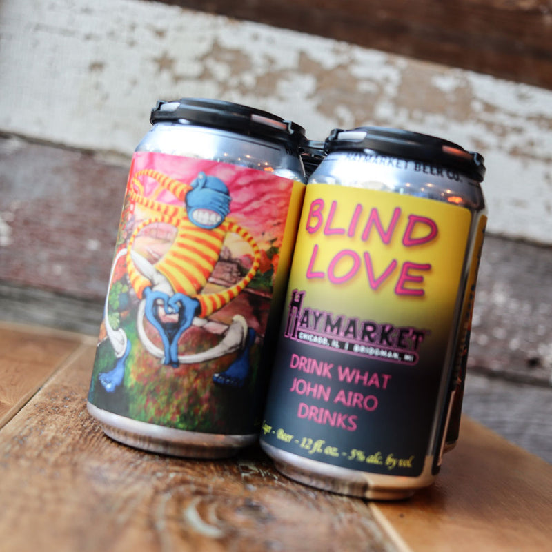 Haymarket Blind Love Lager 12 FL. OZ. 6PK Cans