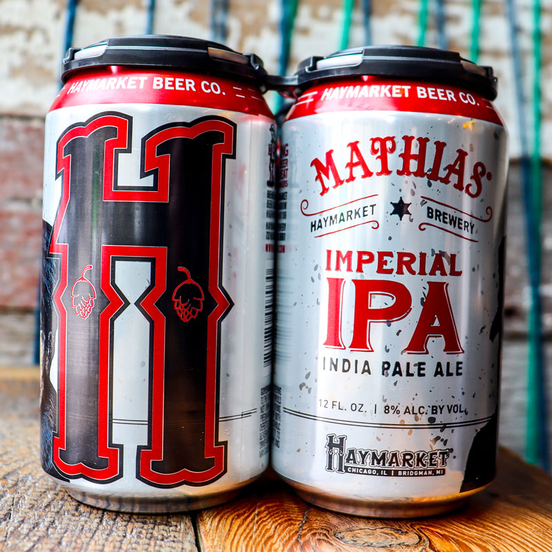 Haymarket Mathias Imperial IPA 12 FL. OZ. 4PK Cans