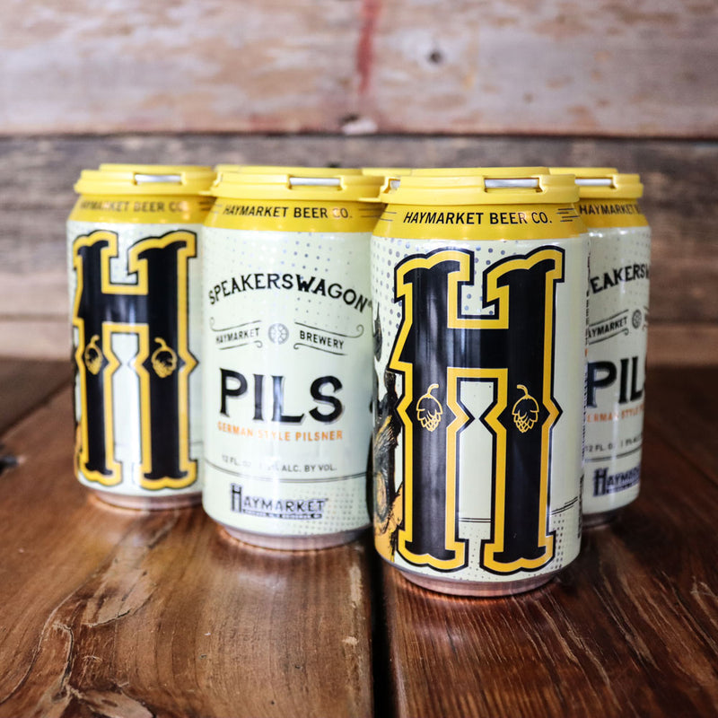 Haymarket Speakerswagon Pilsner 12 FL. OZ. 6PK Cans