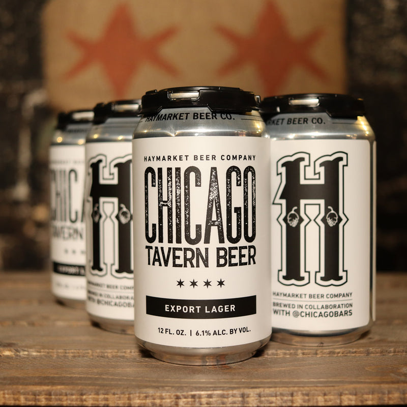 Haymarket Chicago Tavern Beer Lager 12 FL. OZ. 6PK Cans