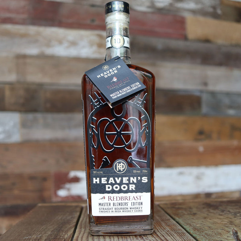 Heaven's Door Bourbon Whiskey 10 YR. Redbreast Cask Finished 750ml.