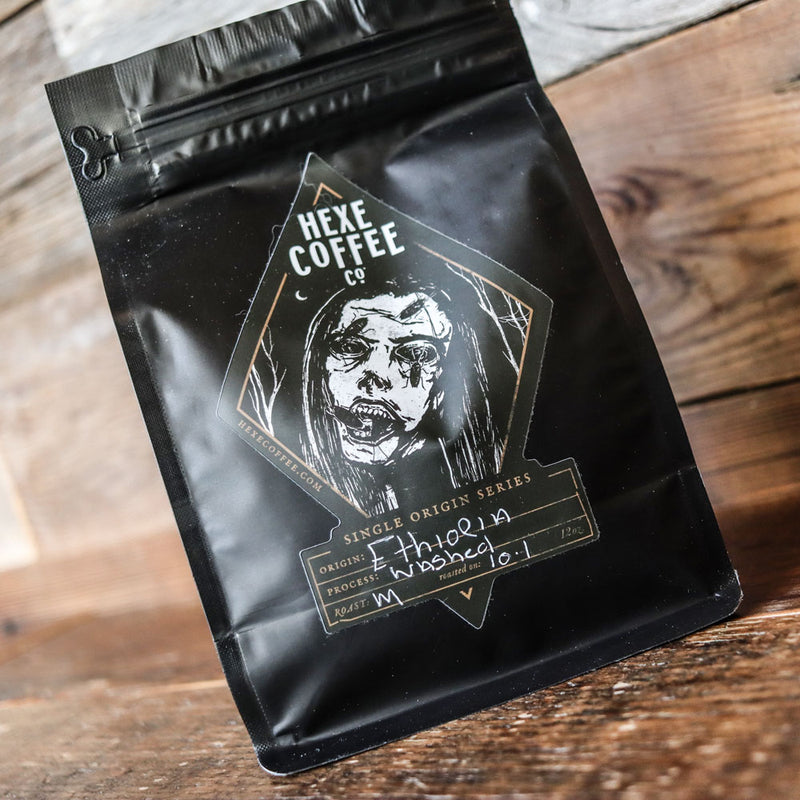 Hexe Single Origin Ethiopia WHOLE BEAN 12 OZ. Bag