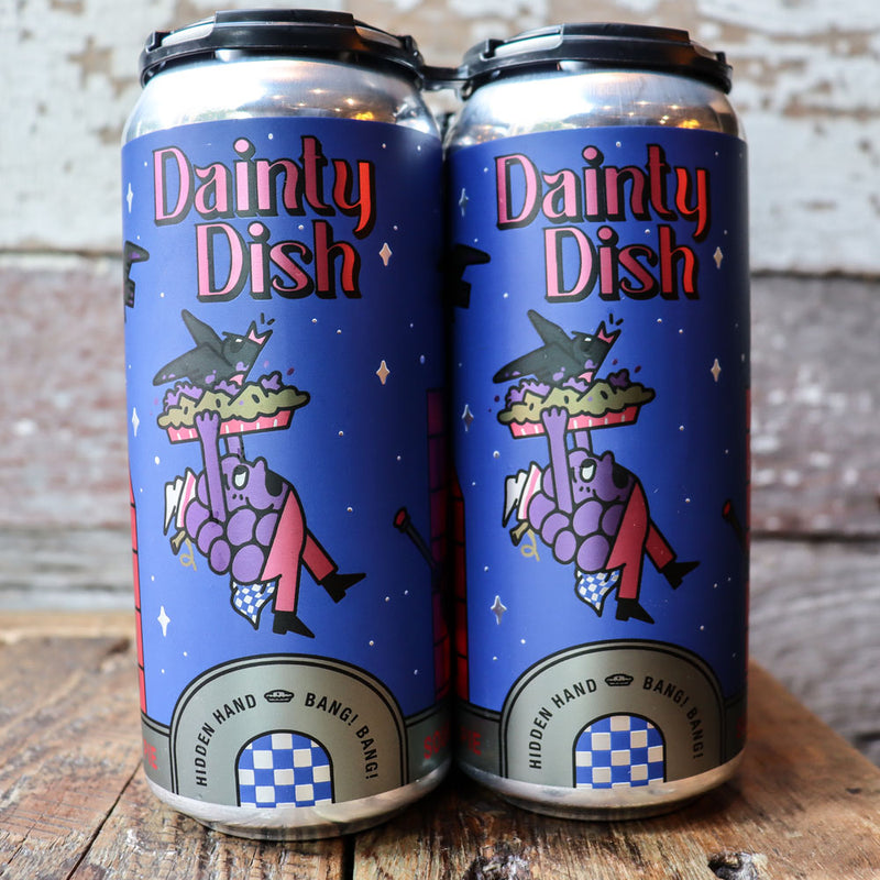 Hidden Hand Bang Bang Pie Dainty Dish Triple Berry Pie Sour Ale with Lactose 16 FL. OZ. 4PK Cans