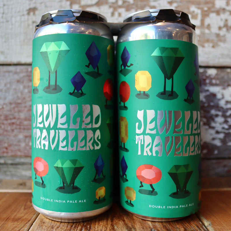 Hidden Hand Jeweled Travelers DIPA 16 FL. OZ. 4PK Cans