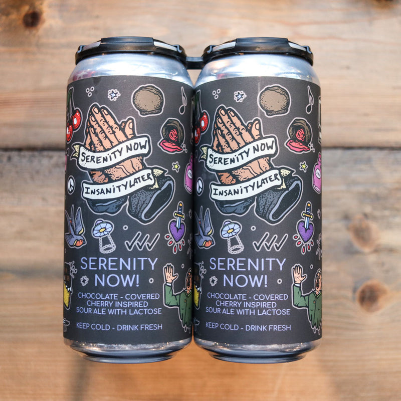 Hidden Springs Serenity Now Sour Ale with Lactose 16 FL. OZ. 4PK Cans