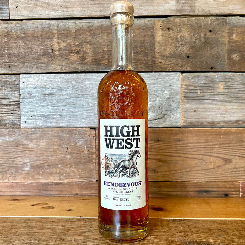 High West Whiskey Rendezvous Rye 750ml.