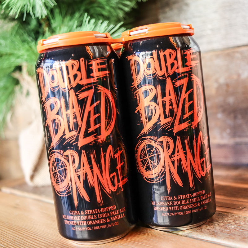 Hop Butcher Double Blazed Orange Milkshake DIPA 16 FL. OZ. 4PK Cans