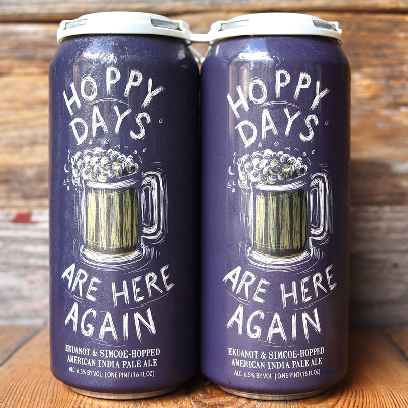 Hop Butcher Hoppy Days Are Here Again American IPA 16 FL. OZ. 4PK Cans