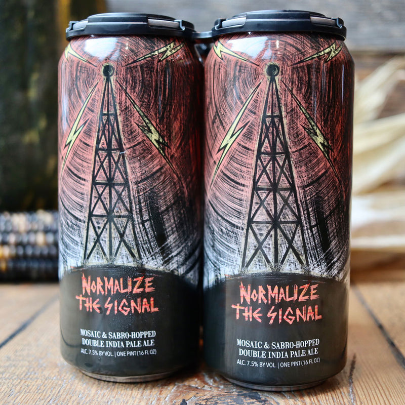 Hop Butcher Normalize The Signal DIPA 16 FL. OZ. 4PK Cans