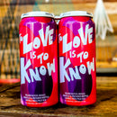 Hop Butcher To Love Is To Know DIPA 16 FL. OZ. 4PK Cans