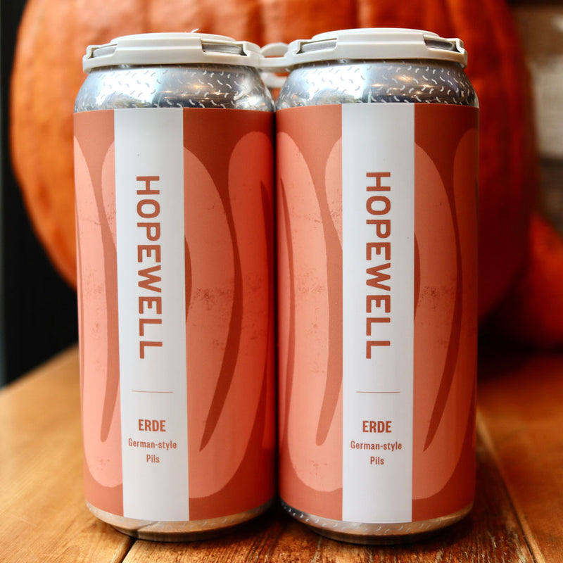Hopewell Erde German-Style Pils 16 FL. OZ. 4PK Cans