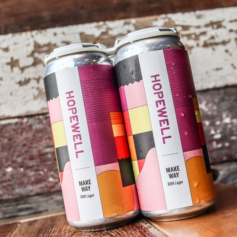 Hopewell Make Way DDH Lager 16 FL. OZ. 4PK Cans