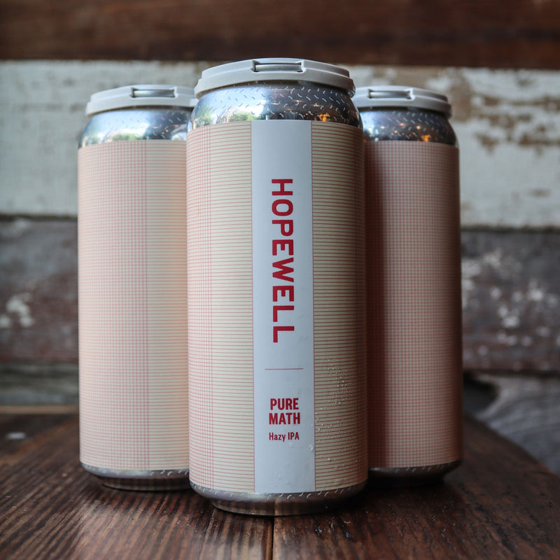 Hopewell Pure Math Hazy IPA 16 FL. OZ. 4PK Cans