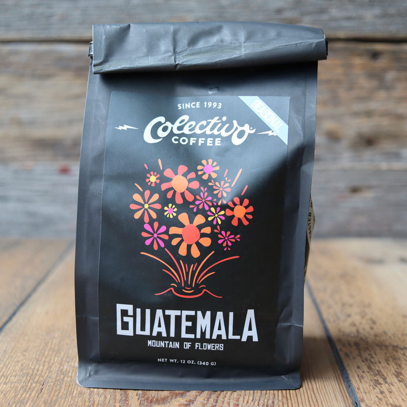 Colectivo Guatemala Mountain Of Flowers Whole Bean Coffee 12 OZ. Bag