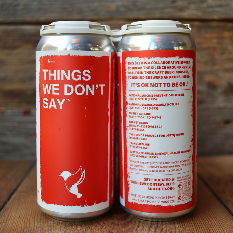 Phase Three Things We Don't Say IPA 16 FL. OZ. 4PK Cans