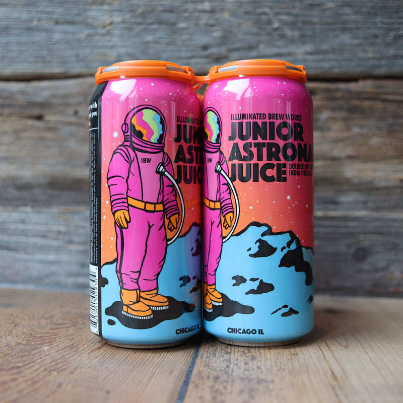 Illuminated Junior Astronaut Juice DDH IPA 16 FL. OZ. 4PK Cans