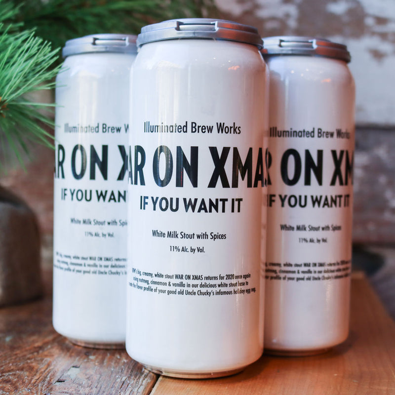 Illuminated War On Xmas White Milk Stout 16 FL. OZ. 4PK Cans