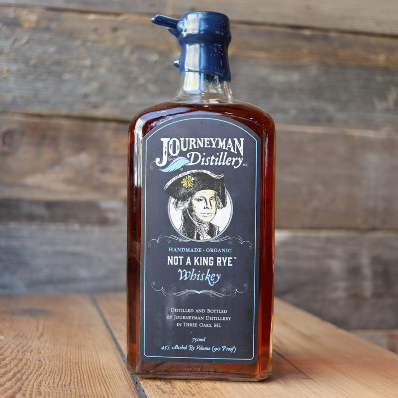 Journeyman Not A King Rye Whiskey 750ml.