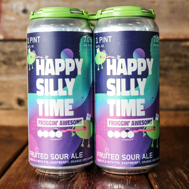 Karben4 Happy Silly Time Froggin Awesome Fruited Sour Ale 16 FL. OZ. 4PK Cans