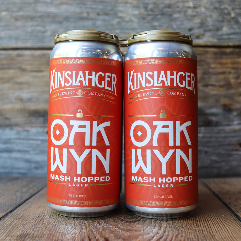 Kinslahger Oakwyn Mash Hopped Lager 16 FL. OZ. 4PK Cans