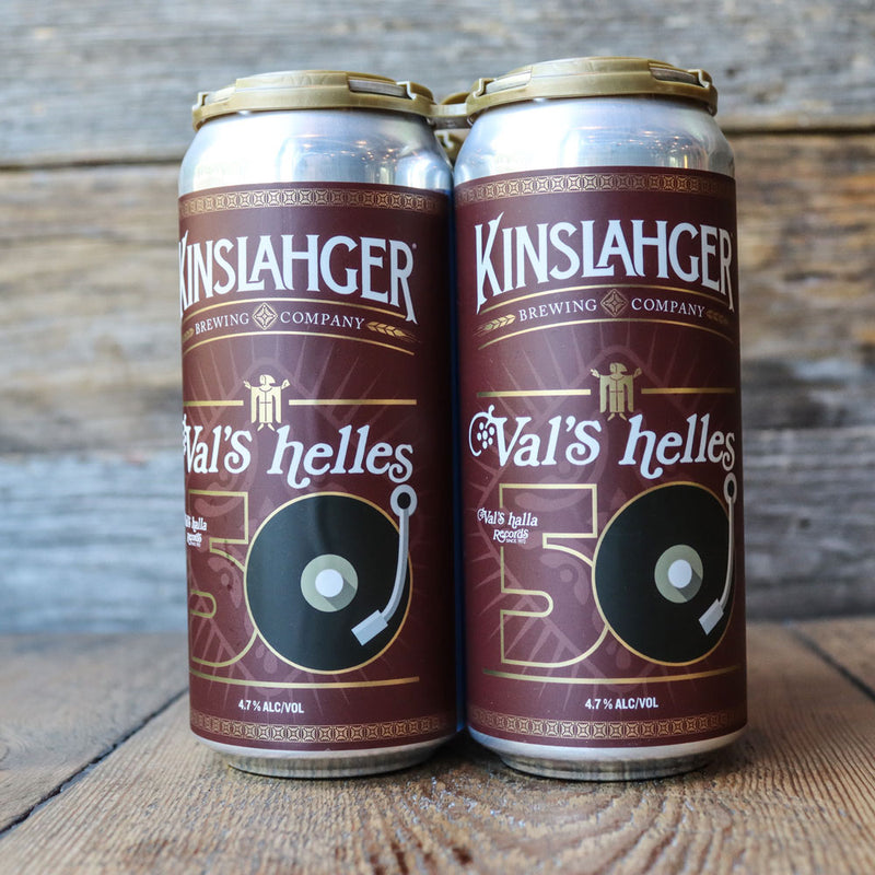 Kinslahger Val's Helles Lager 16 FL. OZ. 4PK Cans
