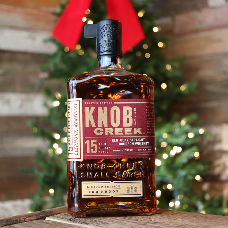 Knob Creek 15 YR 100 Proof Bourbon Whiskey 750ml.