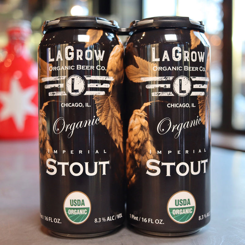 LaGrow Organic Stout 16 FL. OZ. 4PK Cans