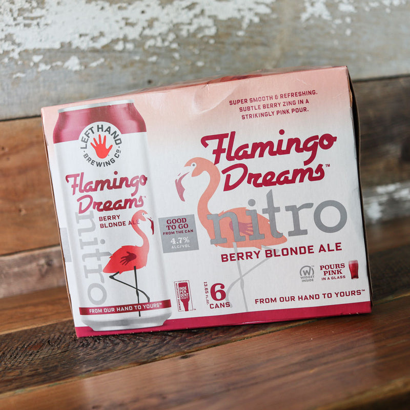 Left Hand Flamingo Dreams Nitro Berry Blonde Ale 13.65 FL. OZ. 6PK Cans