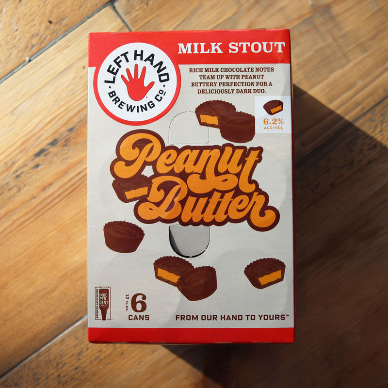 Left Hand Peanut Butter Milk Stout 12 FL. OZ. 6PK Cans