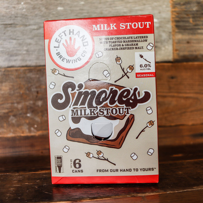 Left Hand S'mores Milk Stout 12 FL. OZ. 6PK Cans