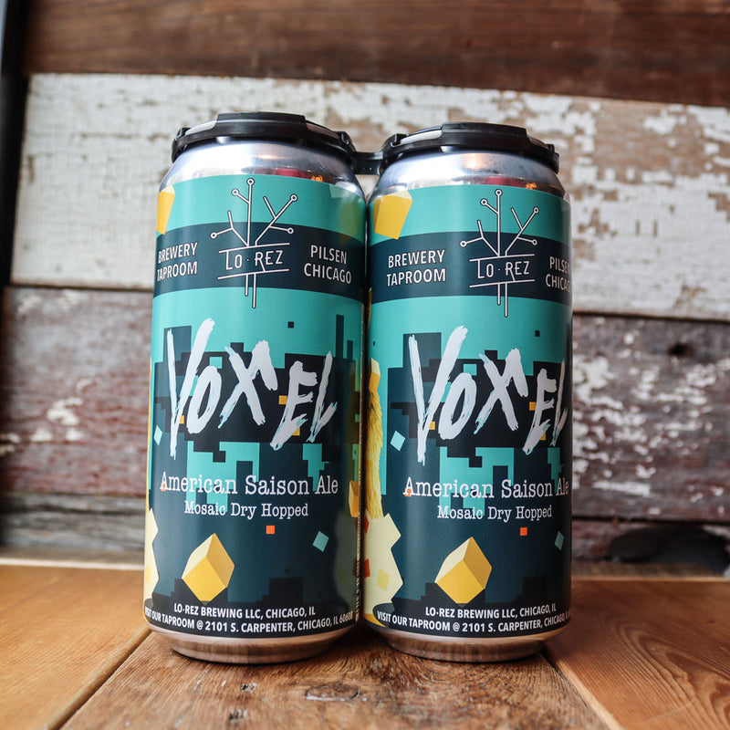 Lo Rez Voxel American Saison Ale 16 FL. OZ. 4PK Cans