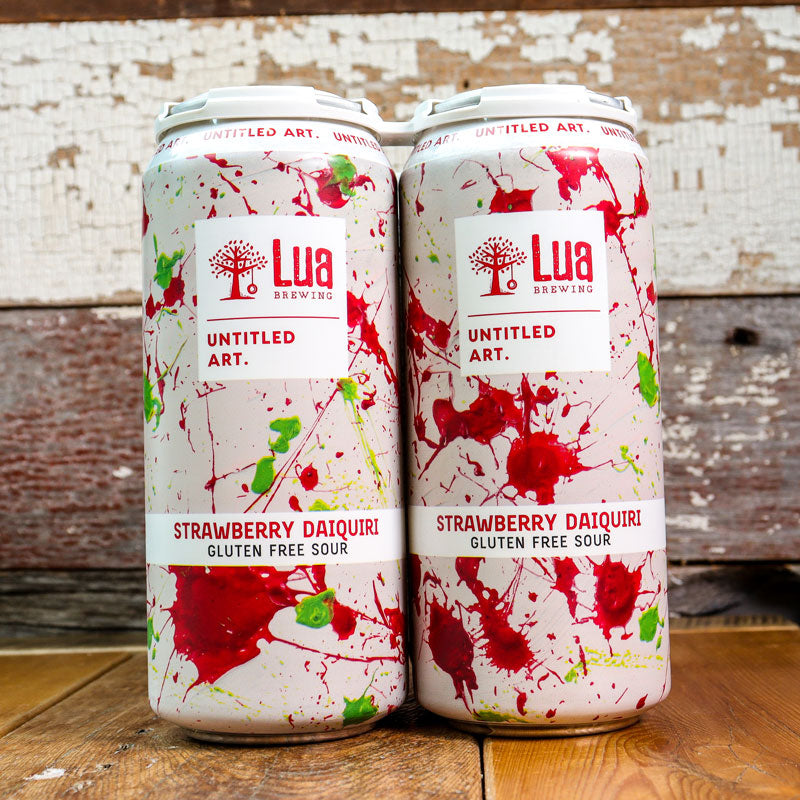 Untitled Art Lua Brewing Strawberry Daiquiri Gluten Free Sour 16 FL. OZ. 4PK Cans