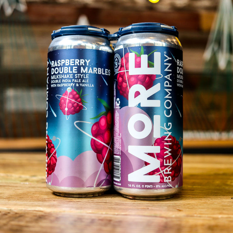 More Raspberry Double Marbles Milkshake DIPA w/ Raspberry & Vanilla 16 FL. OZ. 4PK Cans