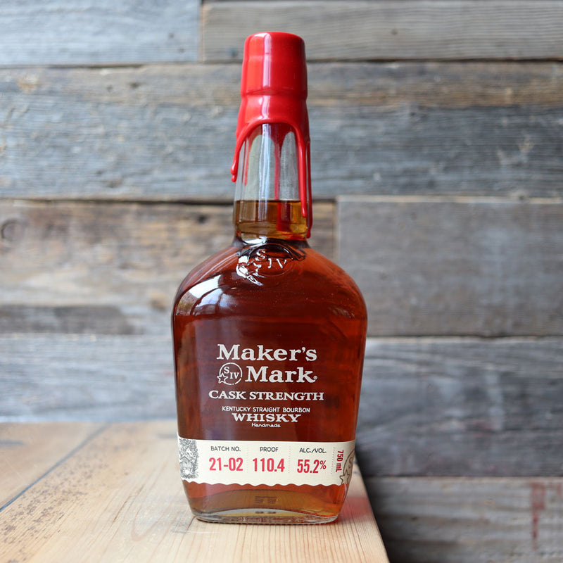 Maker's Mark Cask Strength Kentucky Straight Bourbon Whiskey 750ml.