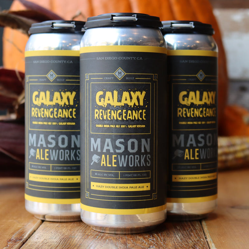 Mason Ale Works With Beer Zombies Galaxy Revengeance Hazy DIPA 16 FL. OZ. 4PK Cans