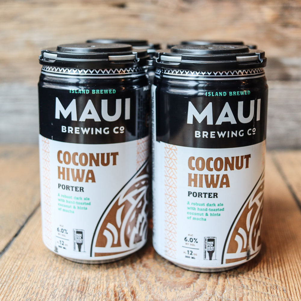 Maui HIWA Coconut Porter 12 FL. OZ. 4PK Cans