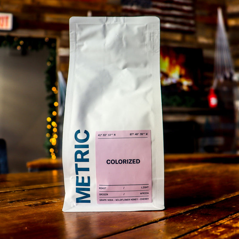 Metric Coffee Colorized 10.5oz Bag