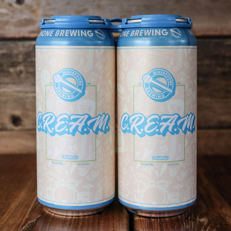 Mikerphone C.r.e.a.m Cream Ale 16 FL. OZ. 4PK Cans