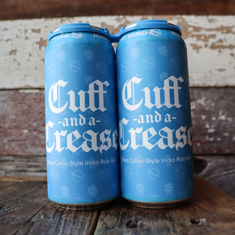 Mikerphone Cuff and a Crease West Coast IPA 16 FL. OZ. 4PK Cans