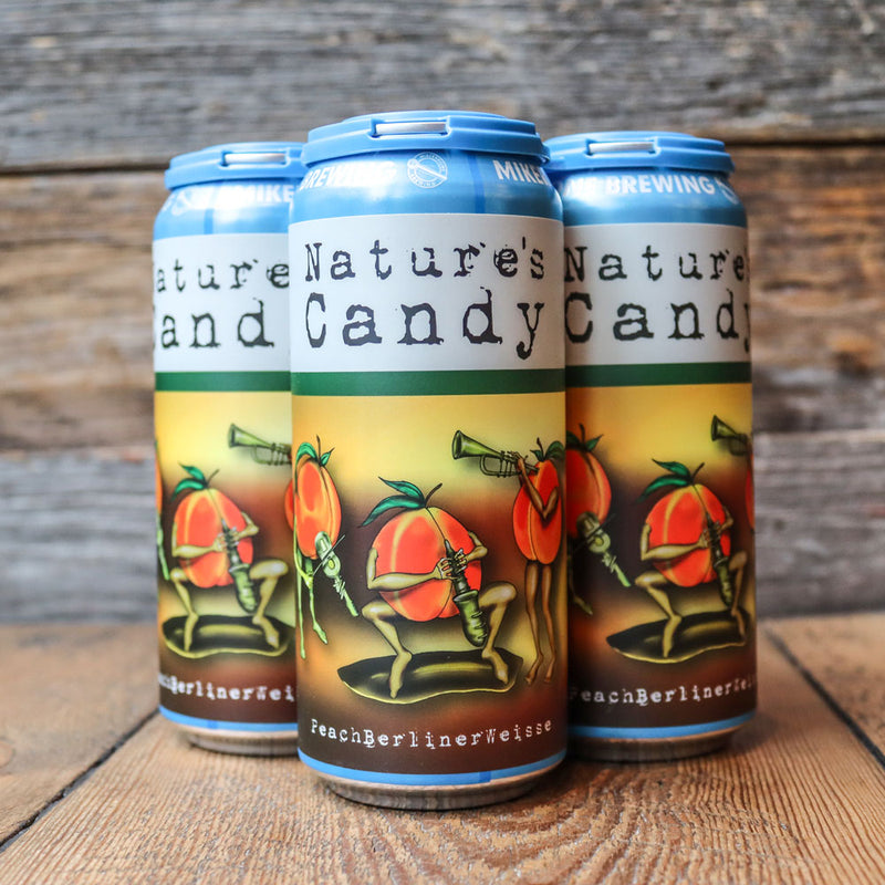 Mikerphone Nature's Candy Peach Berliner Weisse 16 FL. OZ. 4PK Cans