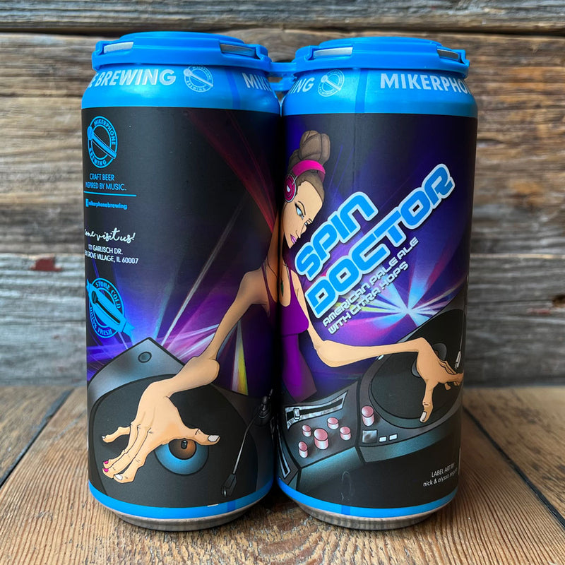 Mikerphone Spin Doctor APA 16 FL. OZ. 4PK Cans